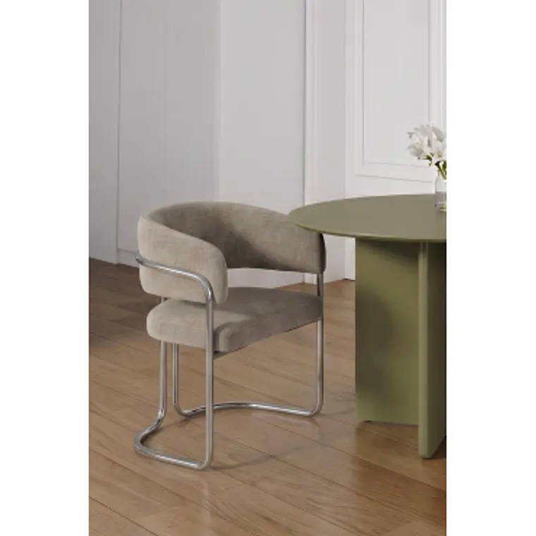 Silla de comedor Evoena en hierro 12