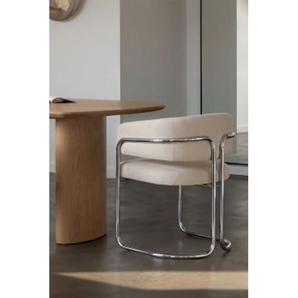 Silla de comedor Evoena en hierro 14