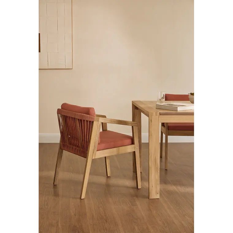 Silla de comedor Gaelira en madera de acacia 1