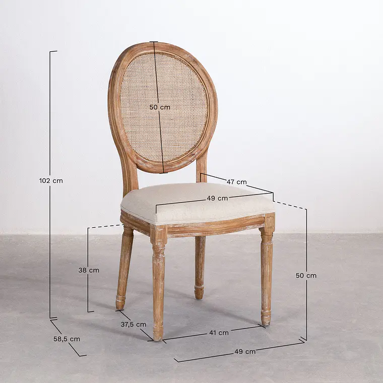 Silla de comedor Haeia 12