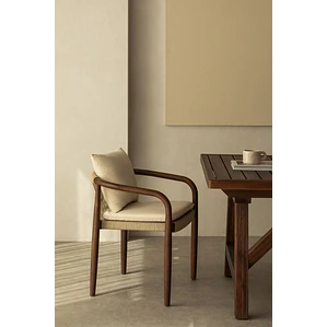 Silla de comedor Iveren en madera de acacia