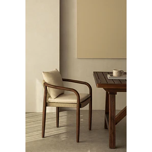 Silla de comedor Iveren en madera de acacia