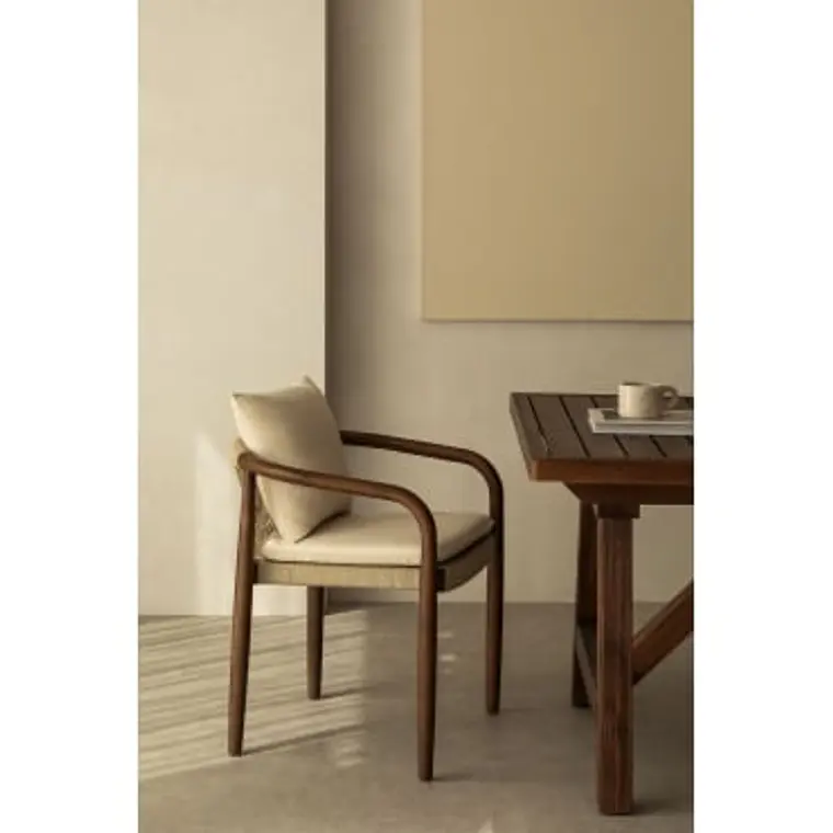 Silla de comedor Iveren en madera de acacia 13