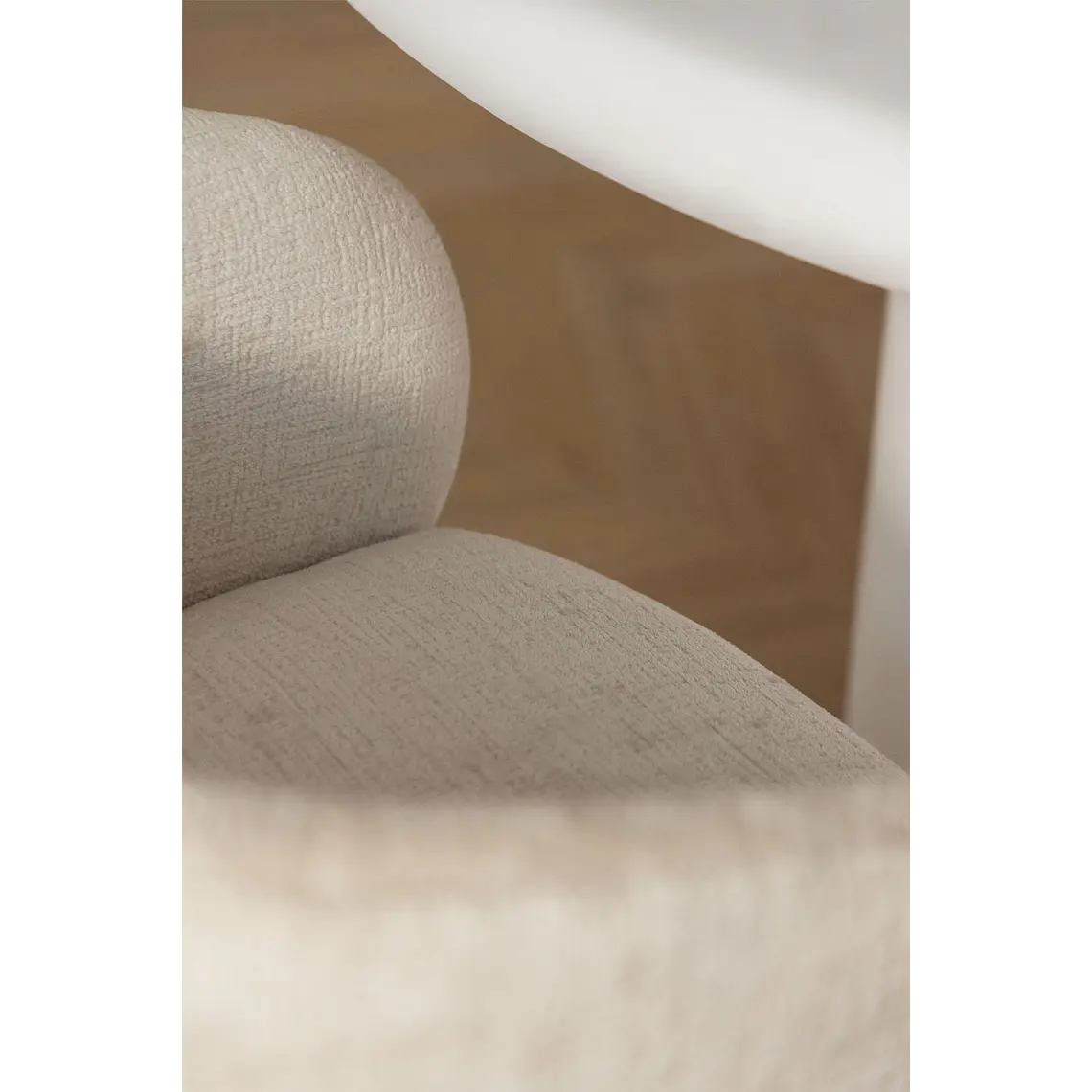 Silla de comedor Jaelien en chenilla 3