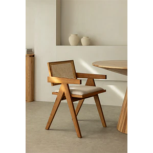 Silla de comedor Kaelela en madera