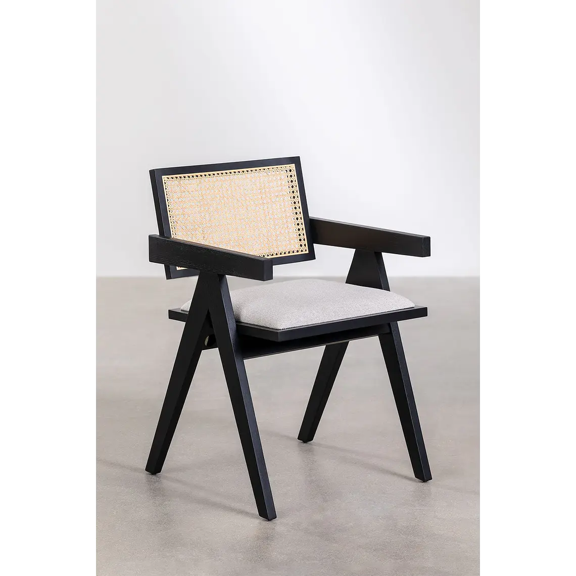 Silla de comedor Kaelela en madera 5