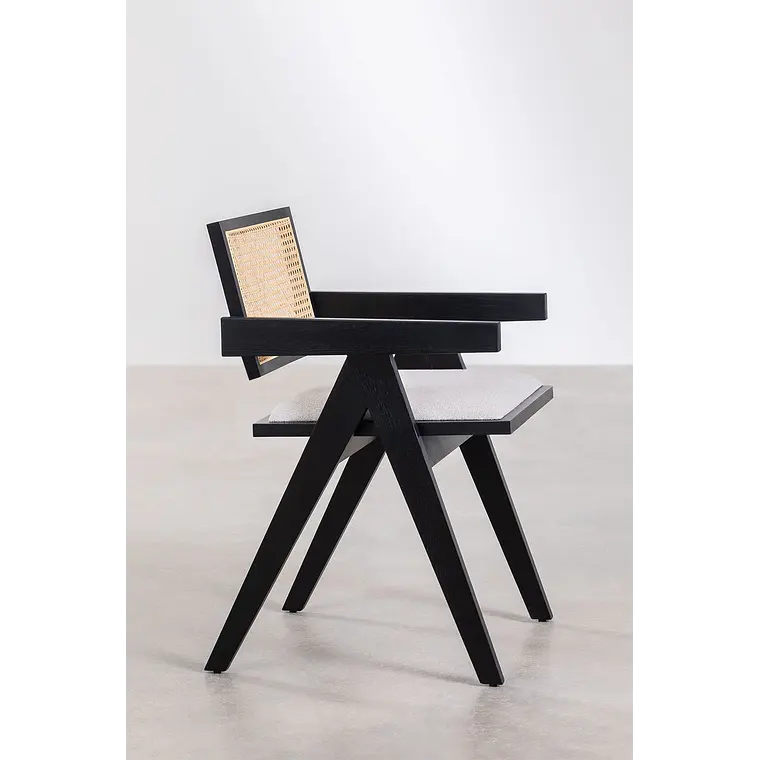 Silla de comedor Kaelela en madera 6