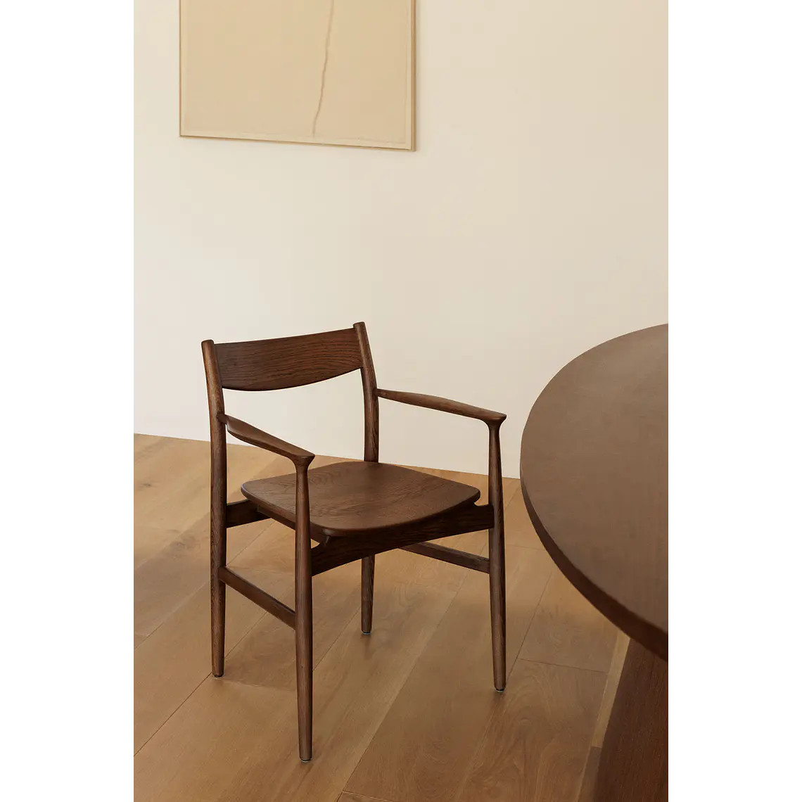 Silla de comedor Lioira en madera de roble 1