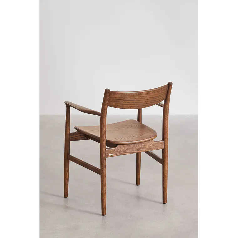 Silla de comedor Lioira en madera de roble 5