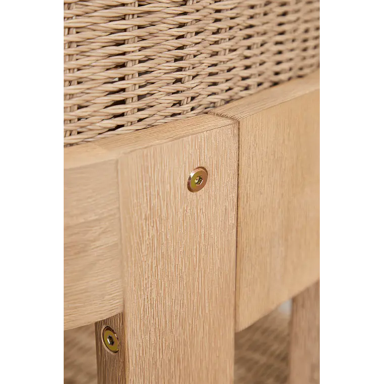 Silla de comedor Mioen en madera de acacia 7