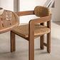Silla de comedor Mioen en madera de acacia - Miniatura 9