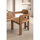 Silla de comedor Mioen en madera de acacia - Miniatura 12