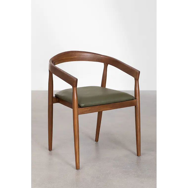 Silla de comedor Nivara en madera de teca 3