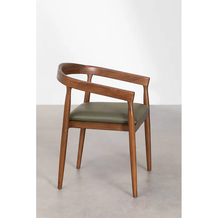 Silla de comedor Nivara en madera de teca 4