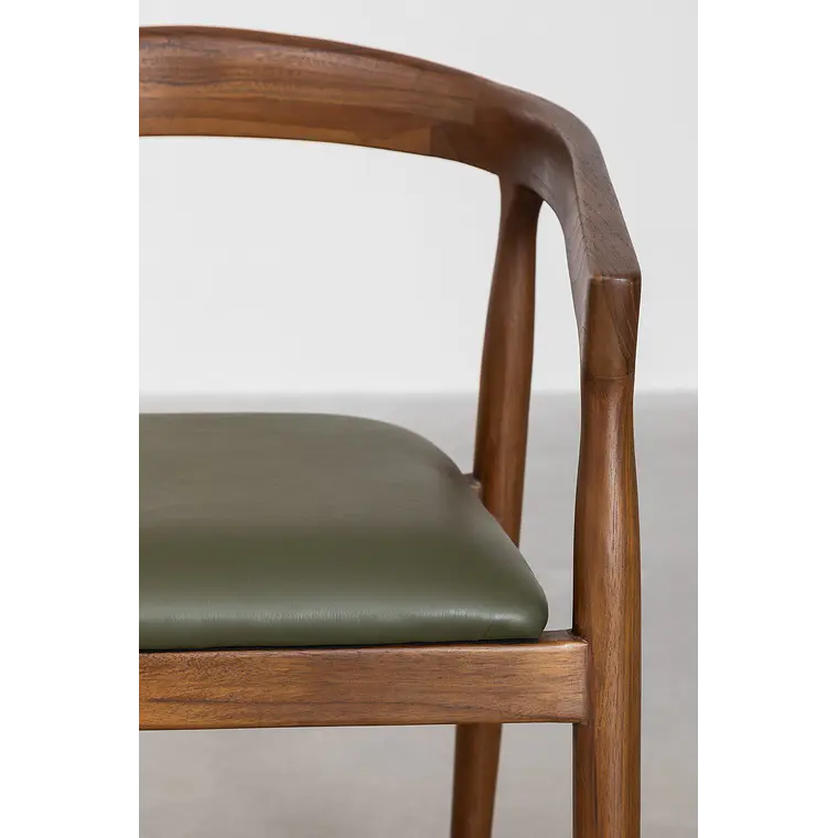 Silla de comedor Nivara en madera de teca 6