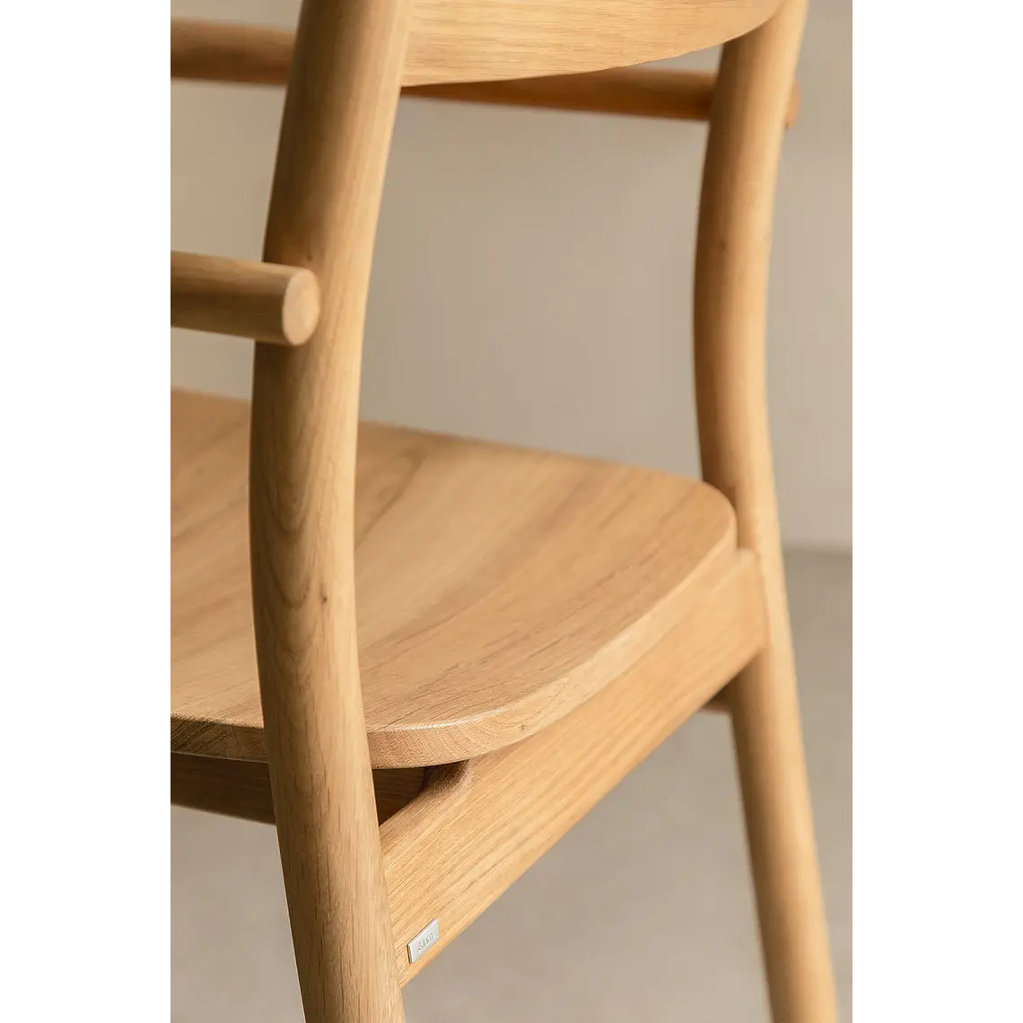 Silla de comedor Nivela en madera de roble 2