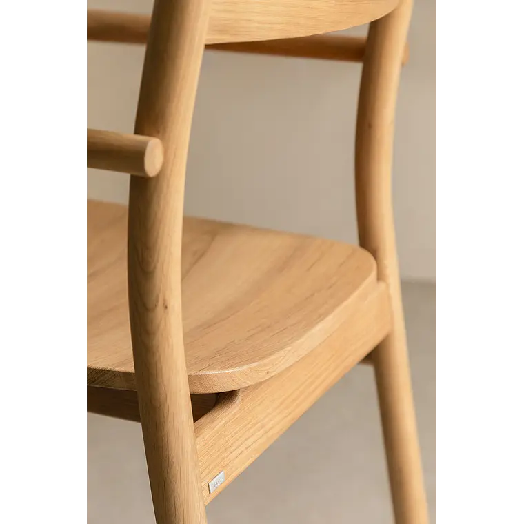 Silla de comedor Nivela en madera de roble 2