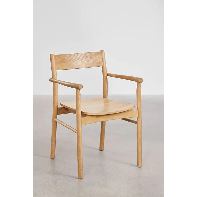 Silla de comedor Nivela en madera de roble 3