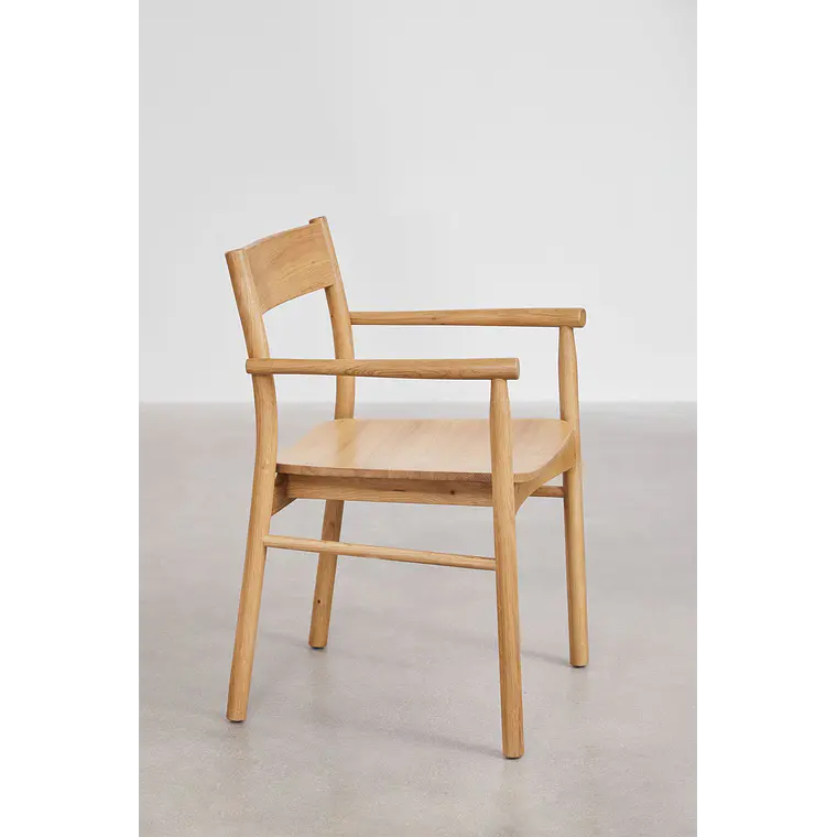 Silla de comedor Nivela en madera de roble 4