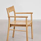 Silla de comedor Nivela en madera de roble - Miniatura 4