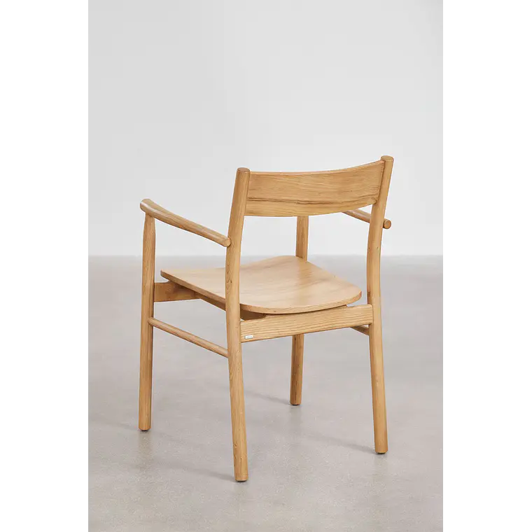 Silla de comedor Nivela en madera de roble 5