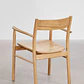 Silla de comedor Nivela en madera de roble - Miniatura 5