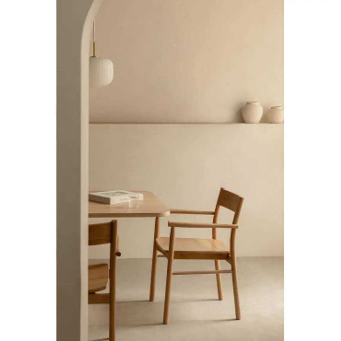 Silla de comedor Nivela en madera de roble 12