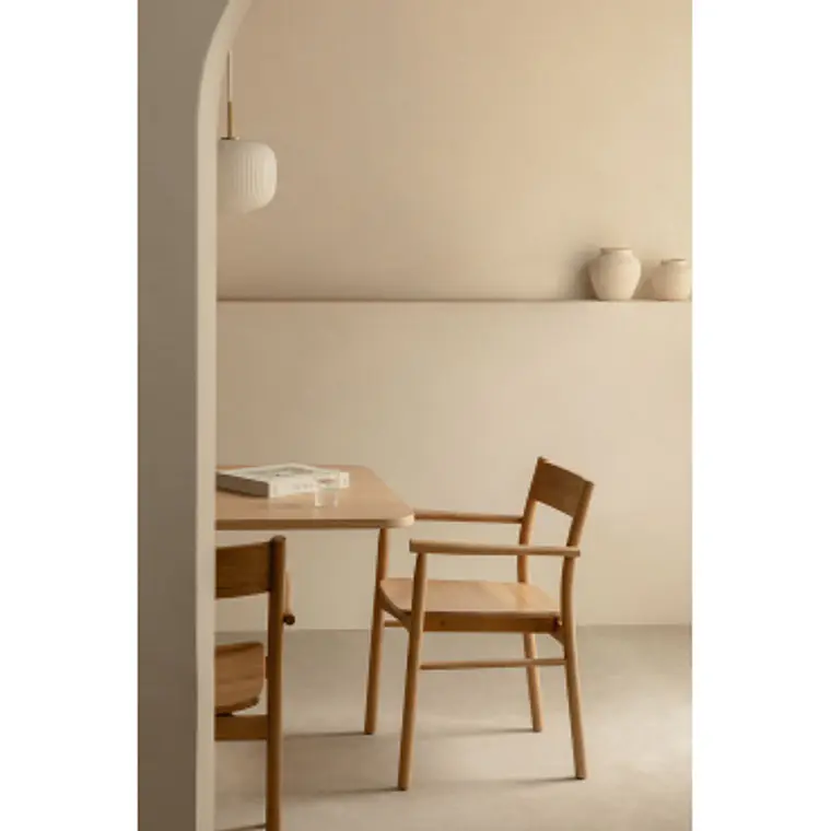 Silla de comedor Nivela en madera de roble 12