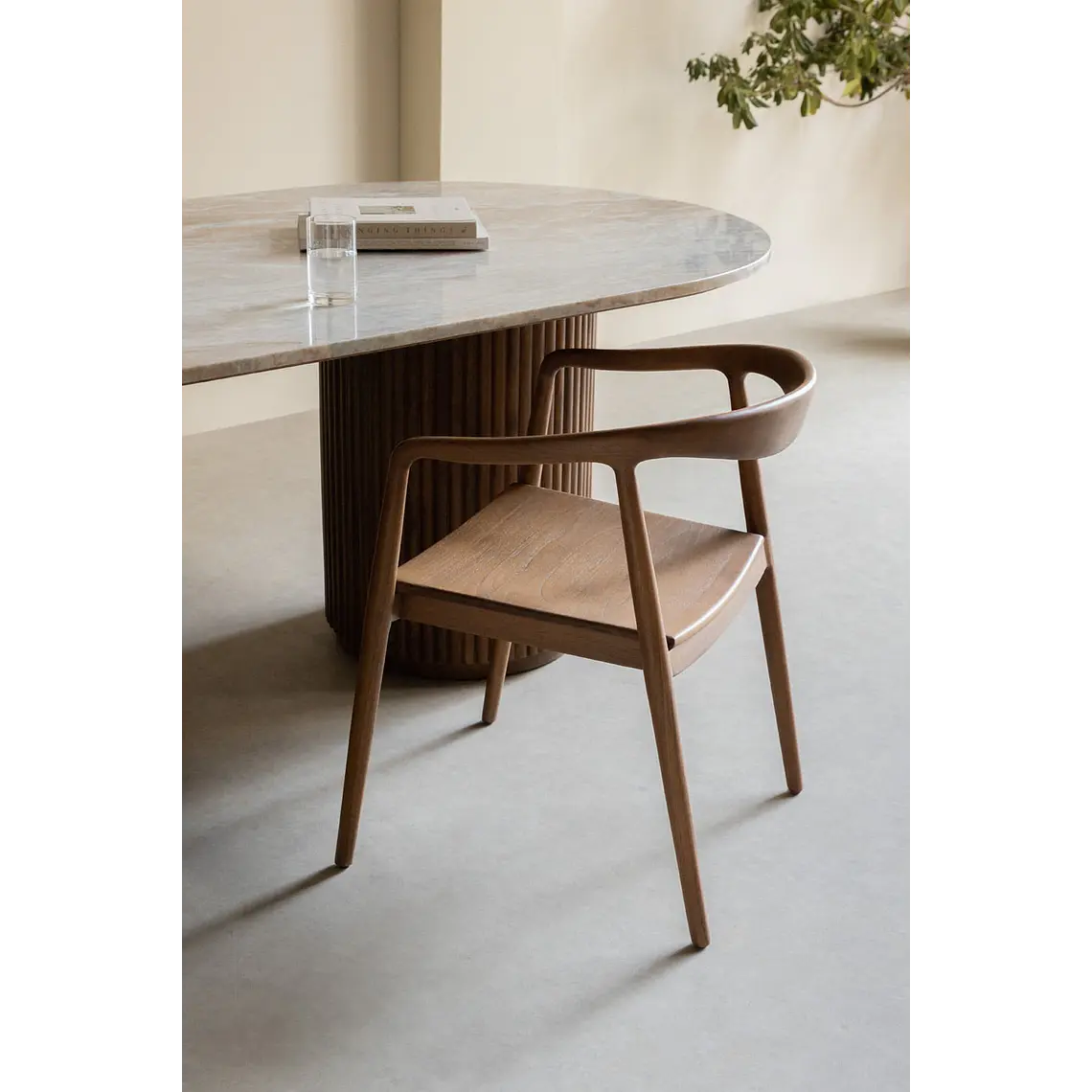 Silla de comedor Orelora en madera de teca 1