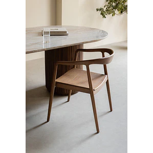 Silla de comedor Orelora en madera de teca