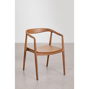 Silla de comedor Orelora en madera de teca