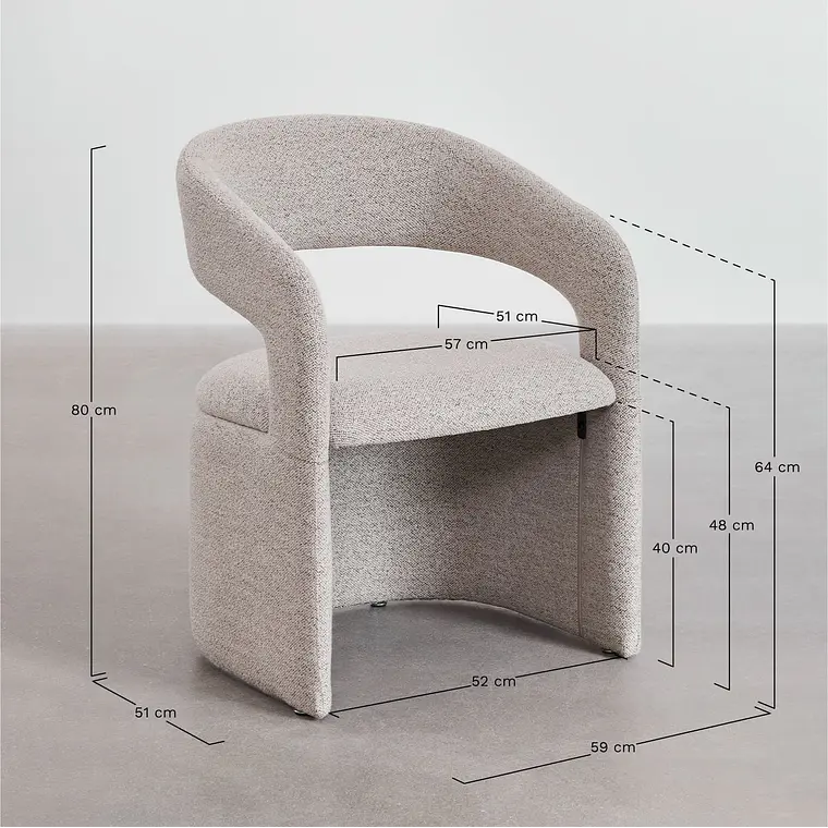 Silla de comedor Oriira 9