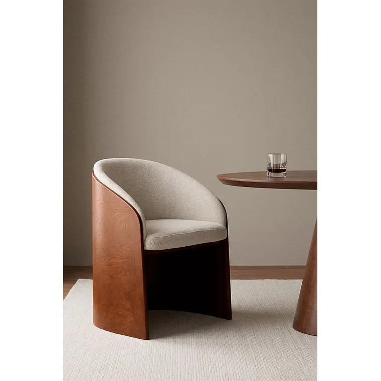 Silla de comedor Orior en madera de roble 1