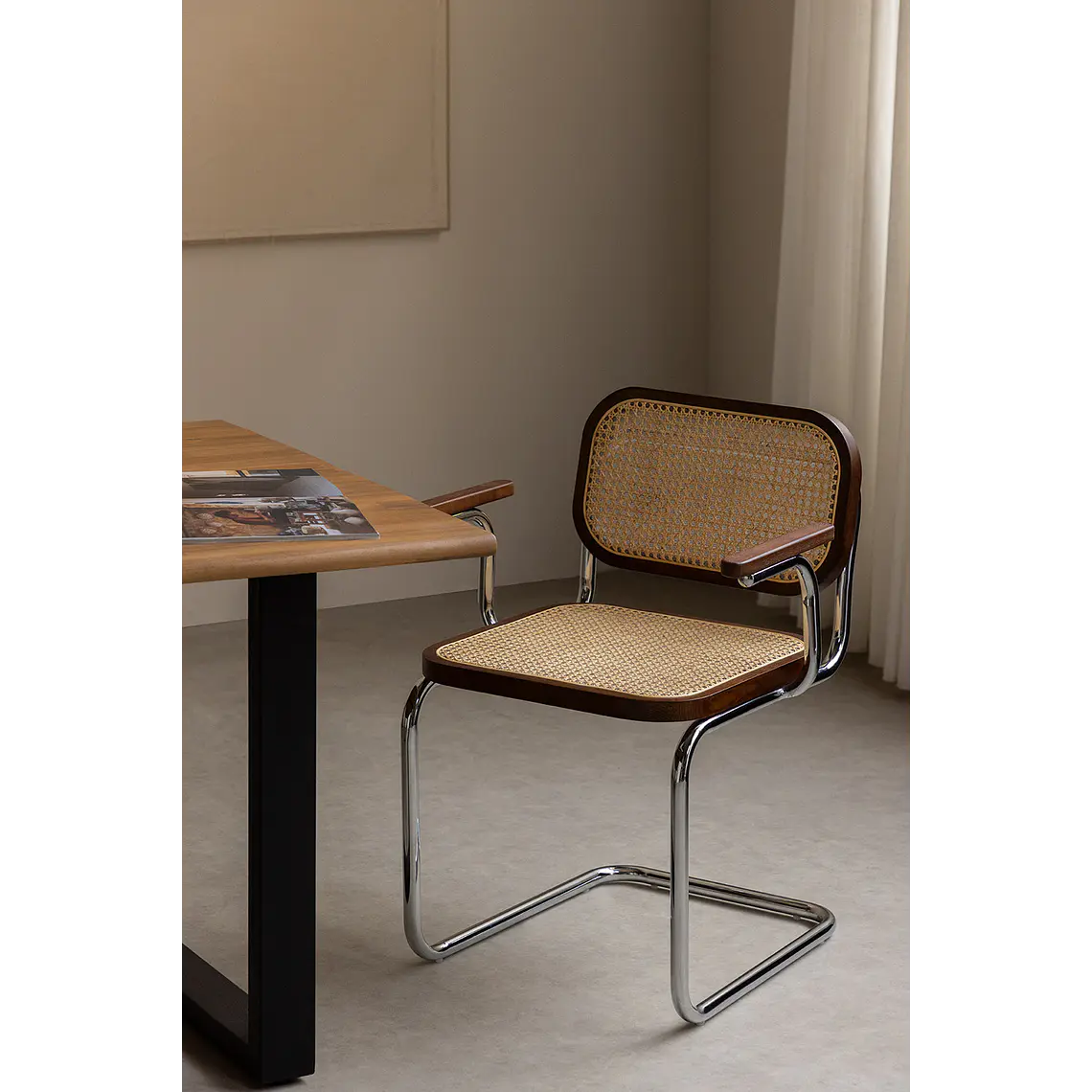 Silla de comedor Queneva en ratán 1
