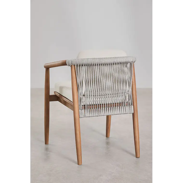 Silla de comedor Raeen en madera 3