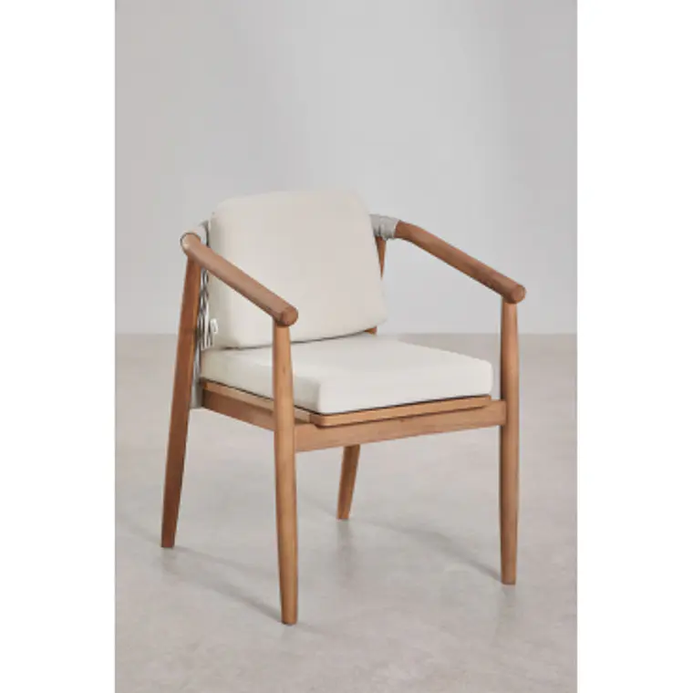 Silla de comedor Raeen en madera 9