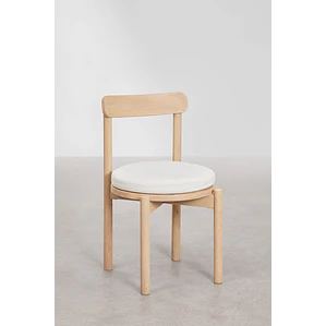 Silla de comedor Saelela en madera de acacia
