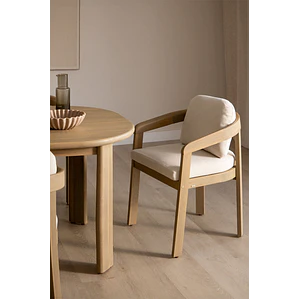 Silla de comedor Sioora en madera de acacia