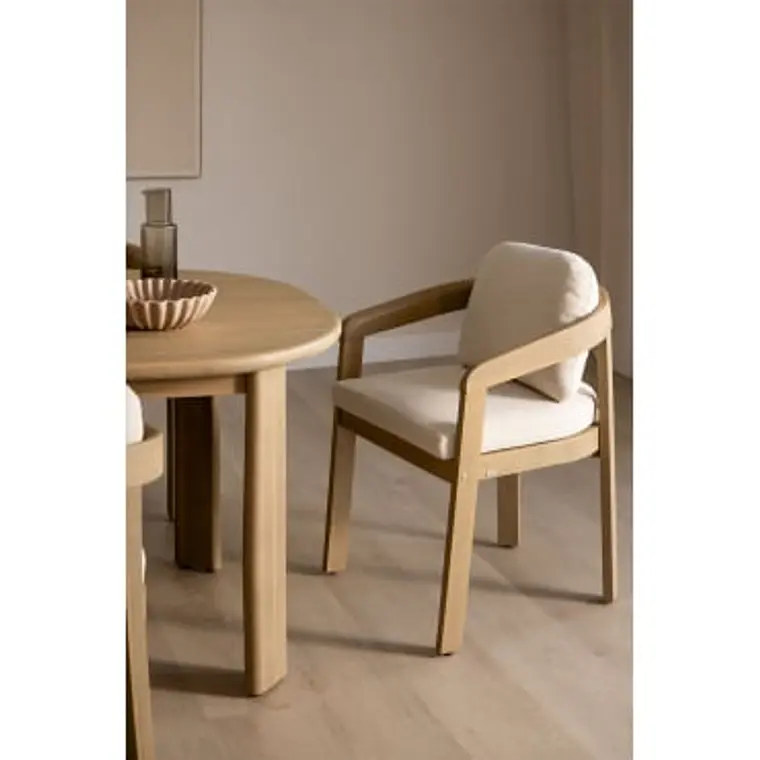 Silla de comedor Sioora en madera de acacia 12