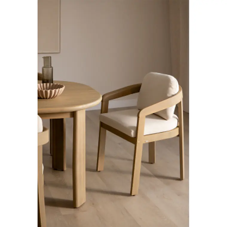 Silla de comedor Sioora en madera de acacia 13