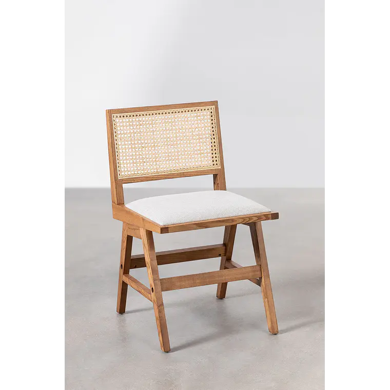 Silla de comedor Taelira en ratán 3