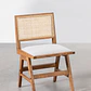 Silla de comedor Taelira en ratán - Miniatura 3