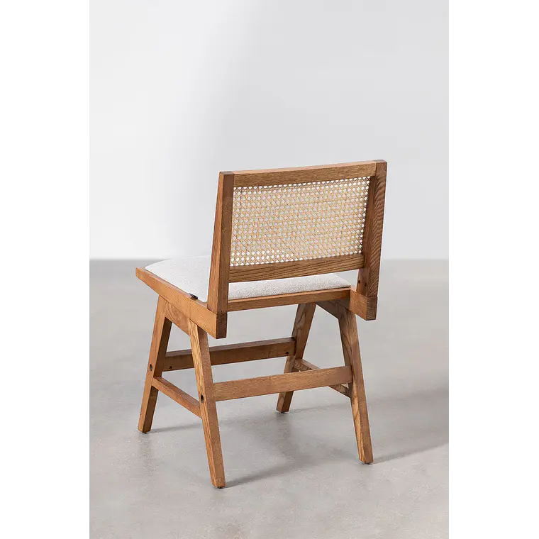 Silla de comedor Taelira en ratán 5