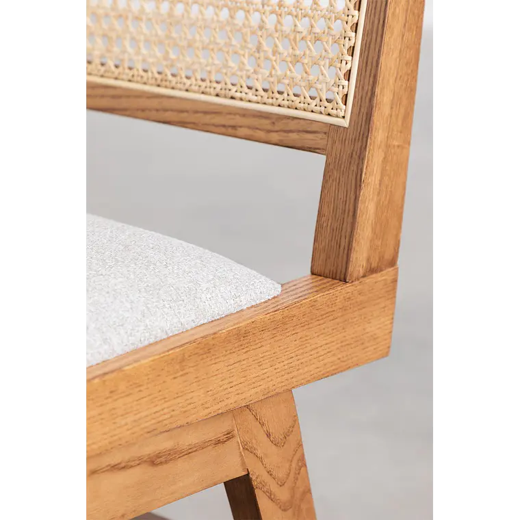 Silla de comedor Taelira en ratán 6