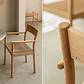 Silla de comedor Tiria en madera de roble - Miniatura 1