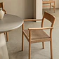 Silla de comedor Tiria en madera de roble - Miniatura 2