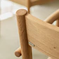 Silla de comedor Tiria en madera de roble - Miniatura 4