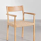 Silla de comedor Tiria en madera de roble - Miniatura 6