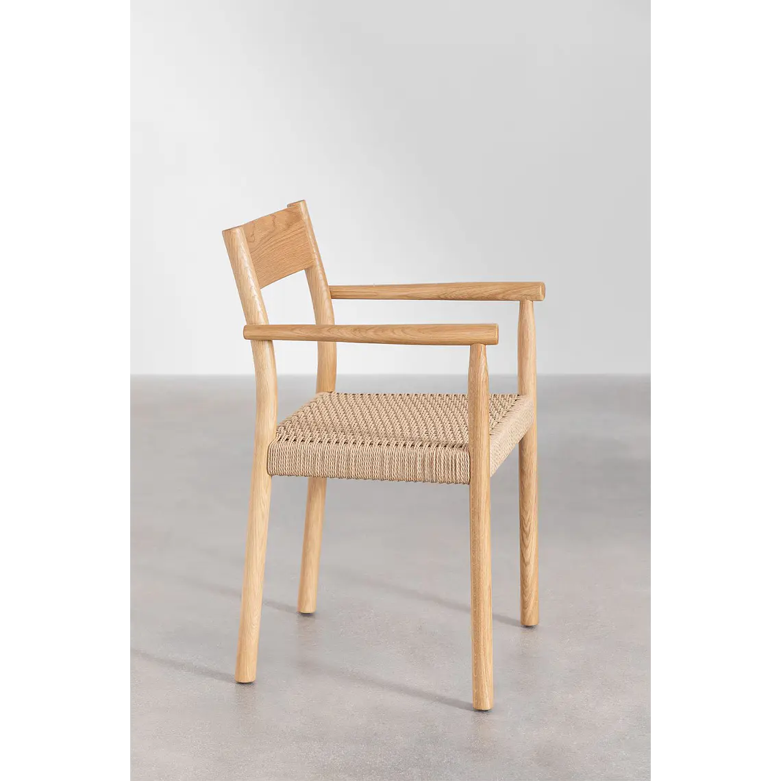 Silla de comedor Tiria en madera de roble 7