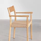 Silla de comedor Tiria en madera de roble - Miniatura 7